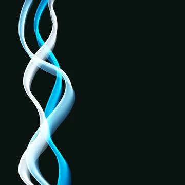 Blue spiral background Stock Illustration