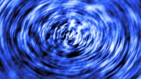 Blue Spiral Background, Slow Rotation, Changing Shades of Blue HD Stock Footage 110720489