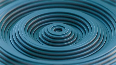 A blue spiral in the center of a circular pattern Stock Footage 309925210