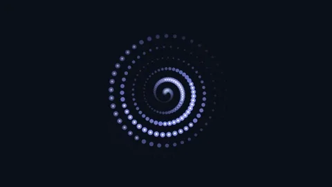 Blue Spiral Loading Screen Loop Stock Footage 341362611