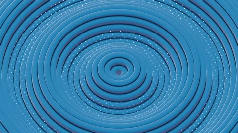 A blue spiral pattern with white dots Stock Footage 309924715