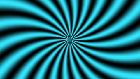 Blue Spiral Rays Optical Illusion Motion Stock Footage 331994424