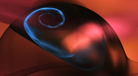 Blue spiral on red motion bg d4293 N Stock Footage 1059194