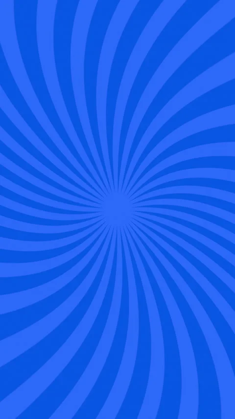 Blue spiral sunburst 4K loop, retro vertical background animation Stock Footage 273715926