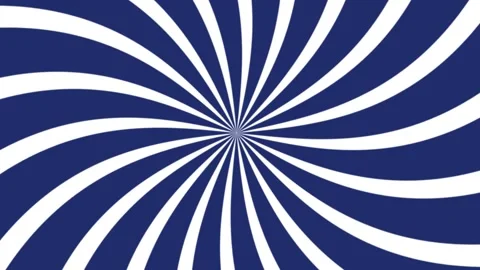 Blue spiral vortex motion background, hypnotic pinwheel swirl seamless loop for Stock Footage 340475795