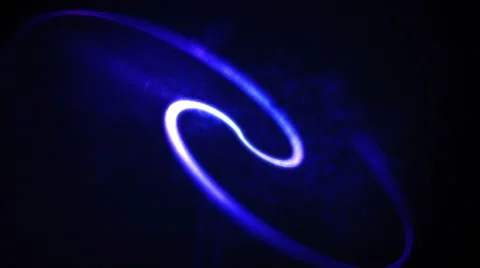 Blue Spiral Vortex Vj Loop Stock Footage 46733656