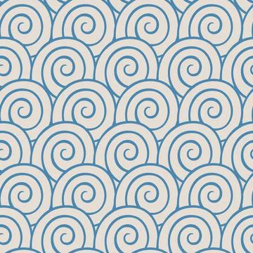 Blue spirals Stock Illustration