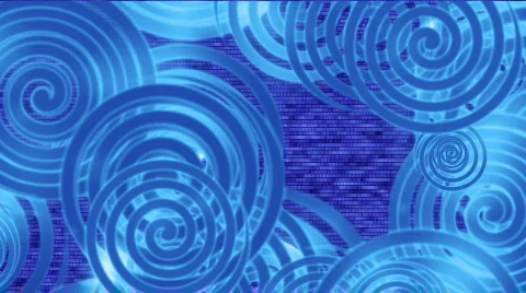 Blue spirals motion background bi2029 Stock Footage 600715