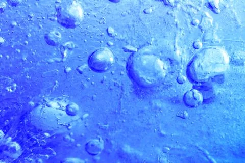 Blue splash. Stock Photos