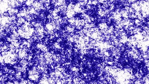 Blue splashes create a vibrant abstract pattern on a white background Stock Illustration