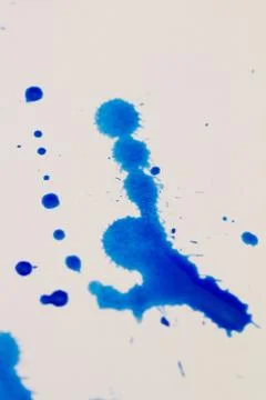 Blue splatter Foto stock