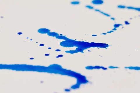 Blue splatter Stock Photos