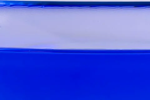 Blue split background with water symmetric Stock Photos