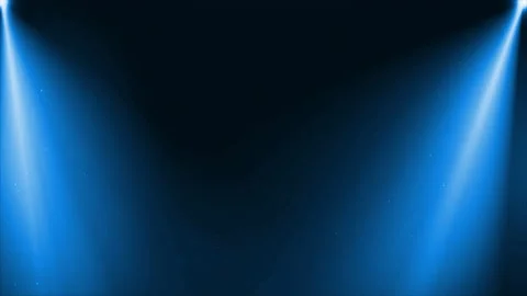 Blue spot light stage loop animation Stock Footage 185932600
