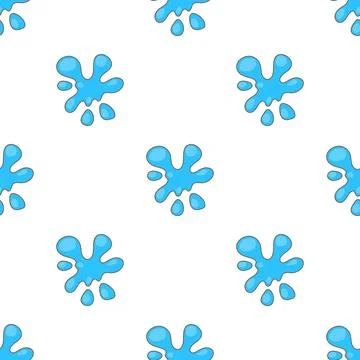 Blue spot of paint pattern seamless vector Stock Illustration