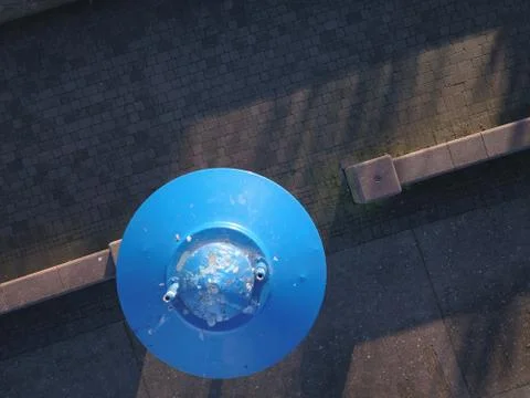 Blue spot 库存照片