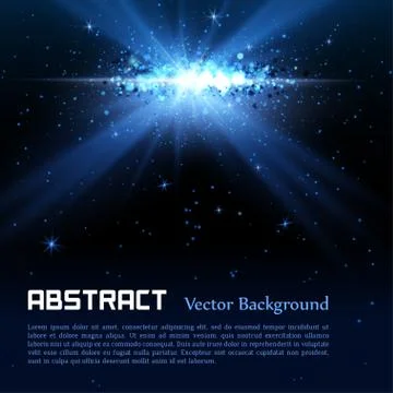 Blue spotlight background Stock Illustration