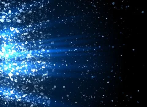 Blue spotlight background Illustrazione stock