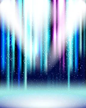 Blue spotlight background with light show effects. Stock Illustration