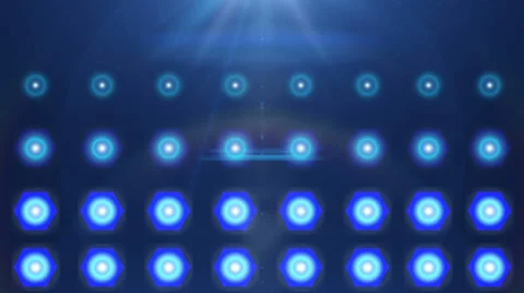 Blue spotlight flash lighting bulb Video stock 39691286