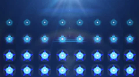 Blue spotlight flash lighting bulb Stock Footage 39692022