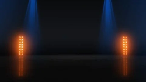 Blue spotlight stage loop animation Stock Footage 293997151