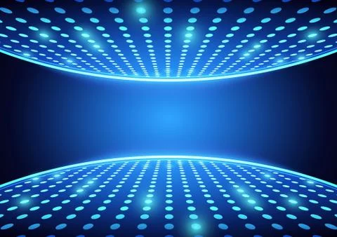 Blue Spotlights Background Stock Illustration