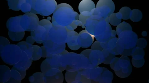 Blue spotlights circles Stock Footage 53026347