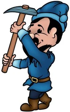 Blue Sprite Stock Illustration