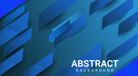 Blue square absctract background Stock Illustration