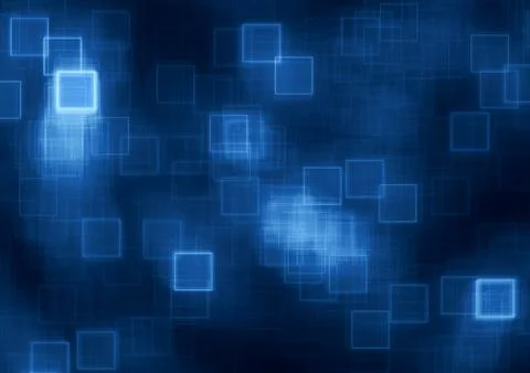 Blue square background Stock Illustration