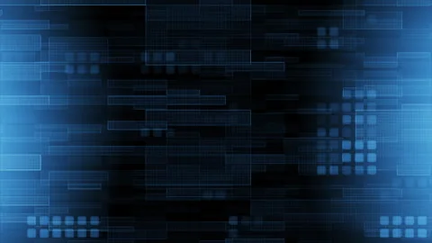 Blue Square Digital Motion Graphic Background Stock Footage 244793676