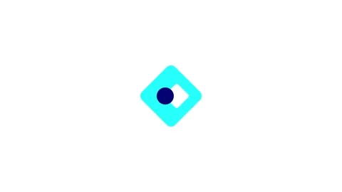 Blue Square Stock Footage 334288919