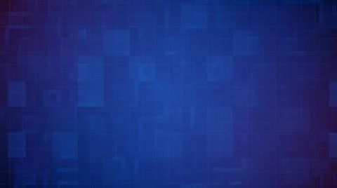 Blue Square Grid Graphic Technology Background Stock Photos
