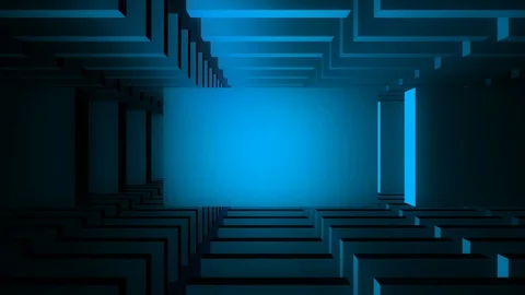 Blue square motion Stock Footage 99724212