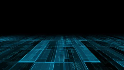 Blue Square Motion Graphic Background Stock Footage 244829483
