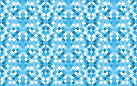 Blue square  pattern background design . Stock Illustration