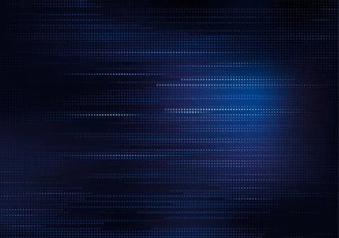 Blue Square Pattern on Dark Background Illustrazione stock