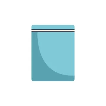 Blue square shape with rounded corner design element Stock Illustration