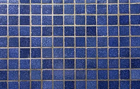 Blue square tiles Stock Photos