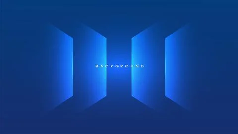 Blue square wall background. Overlap layer on space Stock Illustration