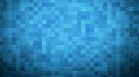 Blue squares cells loop background FullHD 2997 Видео 10573546