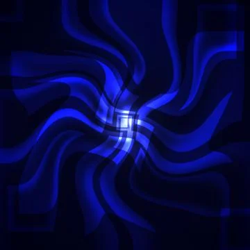 Blue squares on a dark background Stock Photos