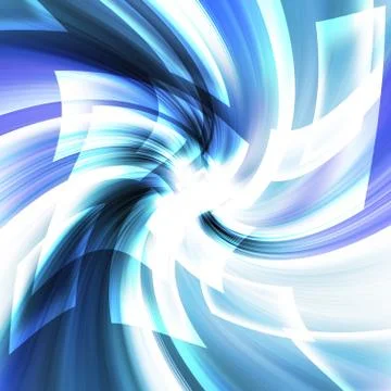 Blue squares on a dark background Stock Photos