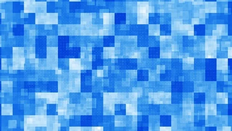 Blue squares geometric background loopable animation 4k (4096x2304) Stock Footage 74948521