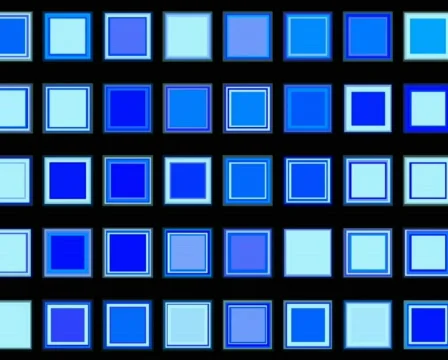 Blue Squares Loopable Cubes Background 스톡 동영상 316241