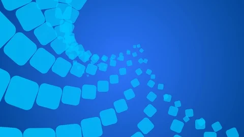 Blue Squares in motion Stock Footage 123729379