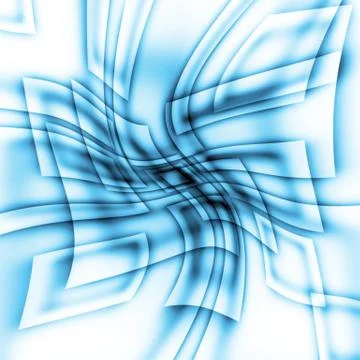 Blue squares on a white background Stock Photos