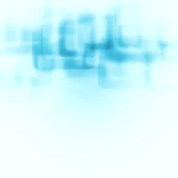 Blue squares on a white background Stock Photos