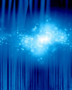 Blue stage background Stock Illustration